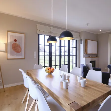 Reetland Am - Luxus Reetdachvilla Mit 3 Schlafzimmern, Sauna Und Kamin G05 Dranske