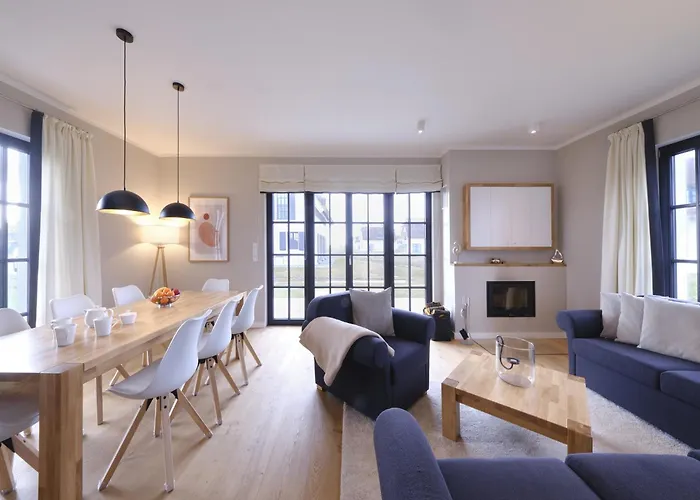 Reetland Am - Luxus Reetdachvilla Mit 3 Schlafzimmern, Sauna Und Kamin G05 Dranske